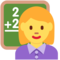 Woman Teacher emoji on Twitter